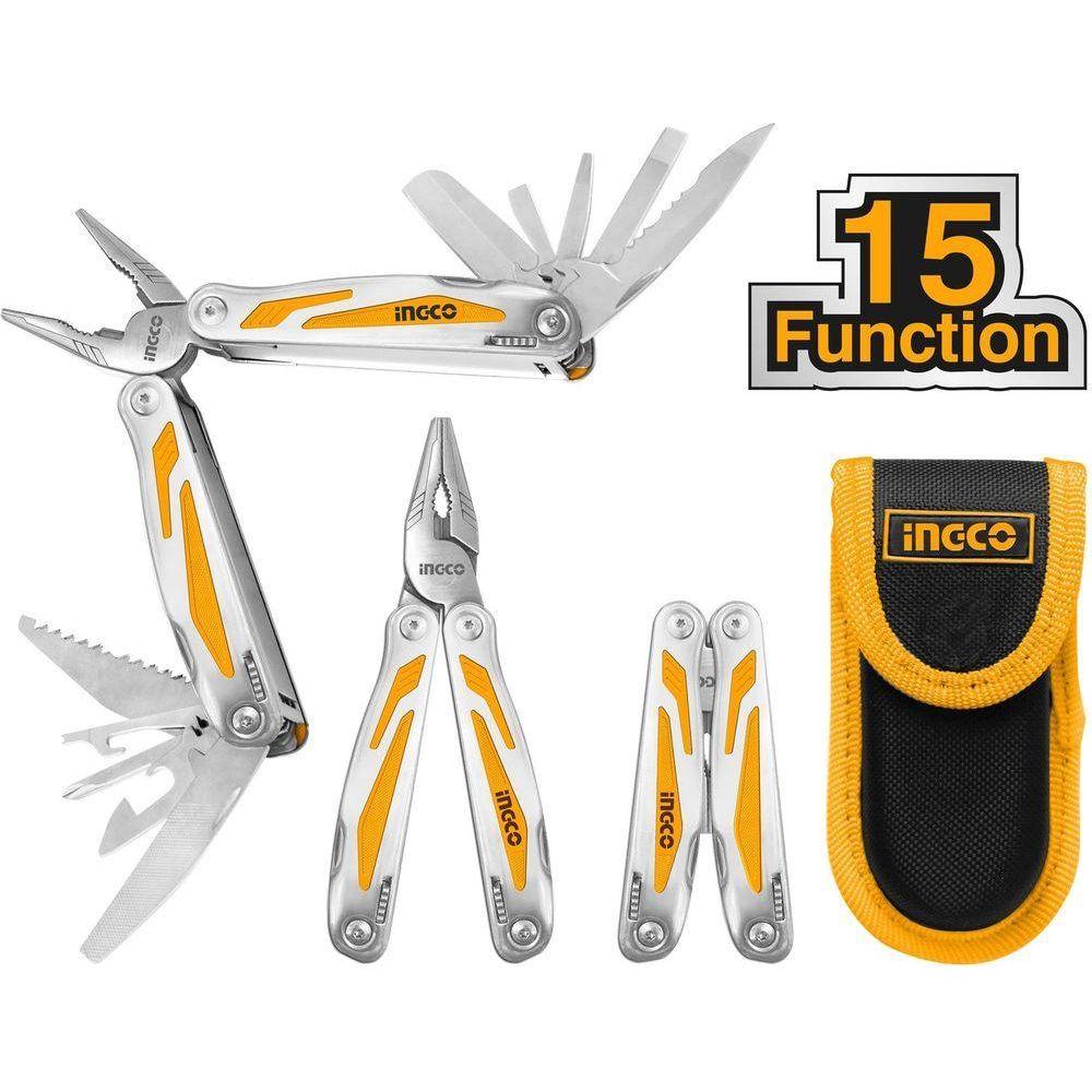 Ingco HFMFT0115 Foldable Multi Function Tool (Multi Tool) [15 functions] - KHM Megatools Corp. Main image