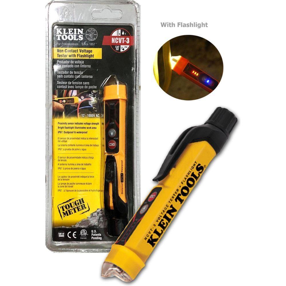 Klein NCVT-3 Non-Contact Voltage Tester with Flashlight - Goldpeak Tools PH Klein Main image