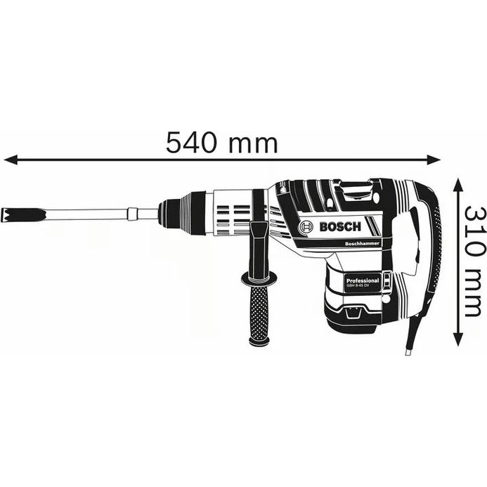 Bosch GBH 8-45 D SDS-max Rotary Hammer 1500W Secondary image