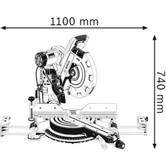 Bosch GCM 12 GDL Sliding Compound Miter Saw 12" - Goldpeak Tools PH Bosch