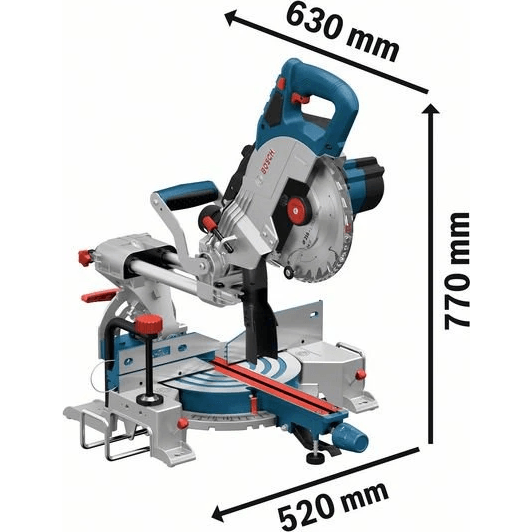 Bosch GCM 18V-216 Cordless Brushless Compound Miter Saw 18V (Bare) - KHM Megatools Corp.