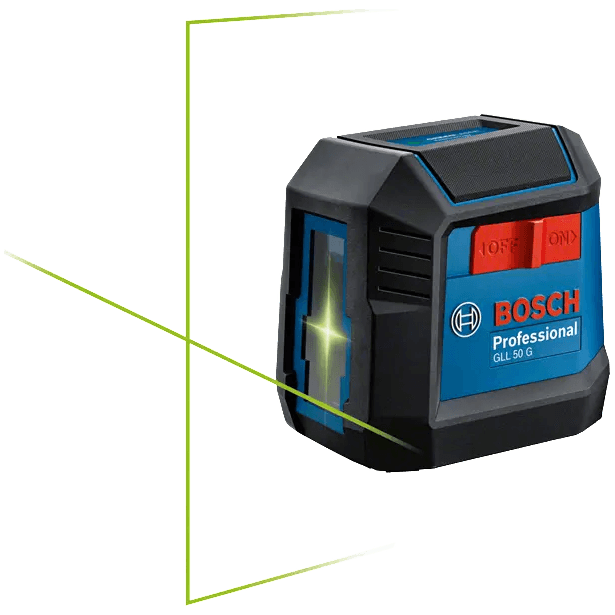 Bosch GLL 50 G Cross Line Laser Level (Green Laser) - KHM Megatools Corp.