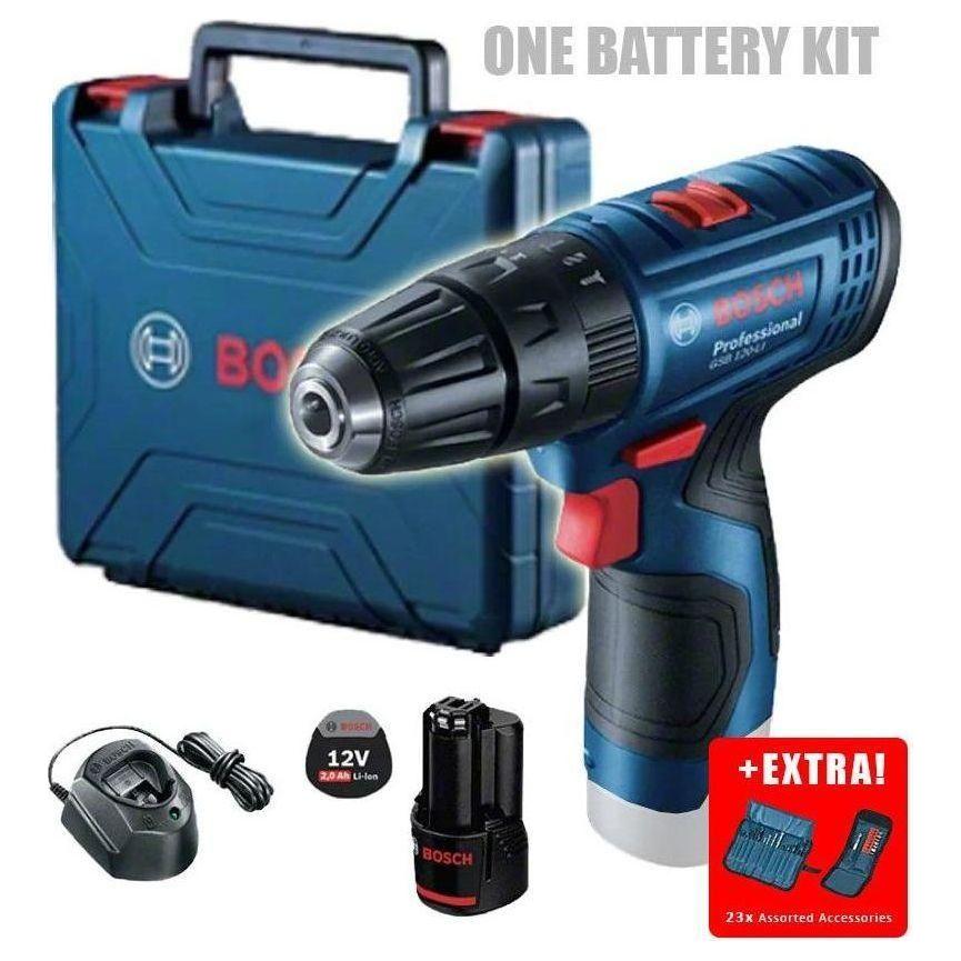 Bosch GSB 120 LI Cordless Impact Drill - Driver (One Battery Kit) 12V [Kit] - KHM Megatools Corp. Main image