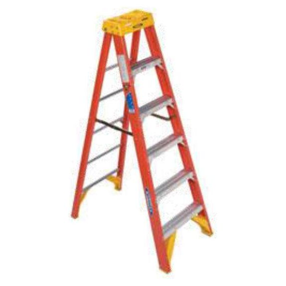 Werner Fiberglass A-Type Step Ladder - KHM Megatools Corp.