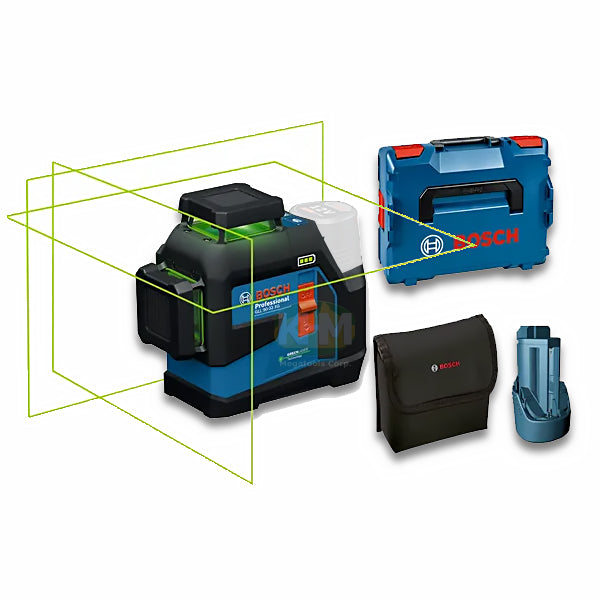 Bosch GLL 90-33 CG(XG) Professional Line Laser (Green), 3x 360°(Bare) | Bosch by KHM Megatools Corp. Main image
