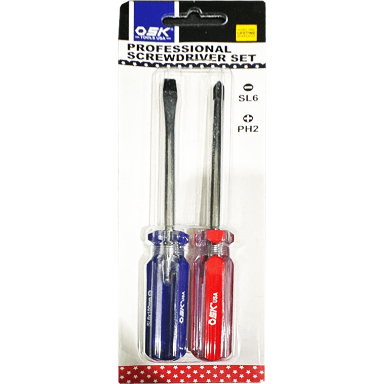 OSK 107-2KIT 2pcs Screwdriver Set 4" - KHM Megatools Corp. Main image