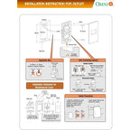 Omni P2-EG-PK 2pc Convenience Outlet with Ground in Plate (Flush Type) | Omni by KHM Megatools Corp.
