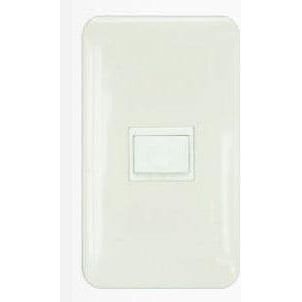 Omni P1-S13-PK 1-Way Switch in Plate (Flush Type) | Omni by KHM Megatools Corp. Main image
