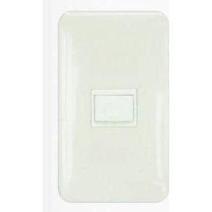 Omni P1-S13-PK 1-Way Switch in Plate (Flush Type) | Omni by KHM Megatools Corp. Main image