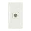 Omni P1-TV-PK TV Cable Outlet in Plate (Flush Type) | Omni by KHM Megatools Corp.