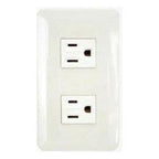 Omni P2-EG-PK 2pc Convenience Outlet with Ground in Plate (Flush Type) | Omni by KHM Megatools Corp.
