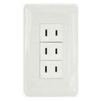 Omni P3-ER-PK 3pc Regular Outlet in Plate (Flush Type) | Omni by KHM Megatools Corp.