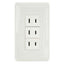 Omni P3-ER-PK 3pc Regular Outlet in Plate (Flush Type) | Omni by KHM Megatools Corp.