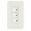 Omni P3-S14-Pk 3pc 1-Way Illuminate Switch in Plate (Flush Type) | Omni by KHM Megatools Corp.