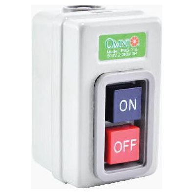Omni PBS-315 Power Push Button Switch 15A 2.2KW | Omni by KHM Megatools Corp. Main image