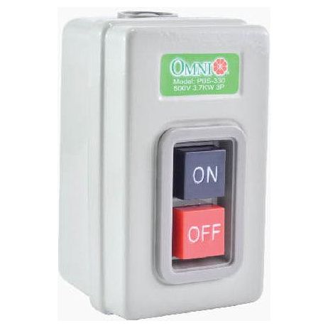 Omni PBS-330 Power Push Button Switch 30A 3.7KW | Omni by KHM Megatools Corp.