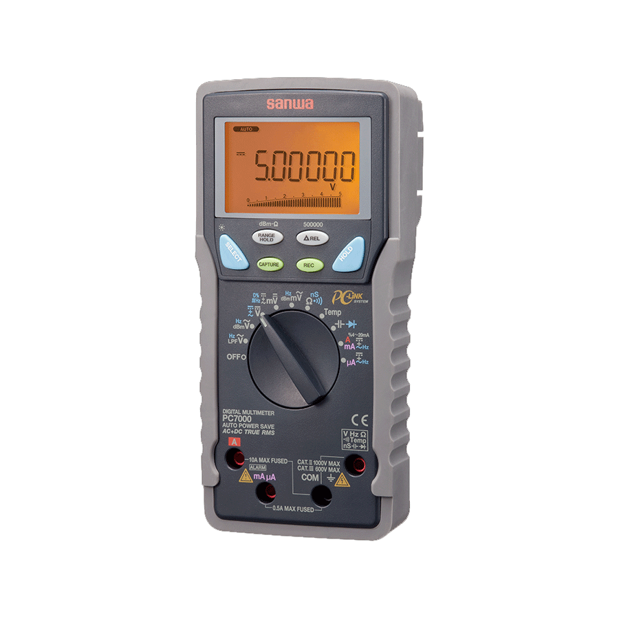 Sanwa PC7000 Digital Multimeter (PC Link) [High Accuracy & Resolution]