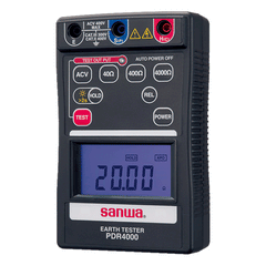 Sanwa PDR4000 Digital Earth Tester [40Ω, 400Ω, 4000Ω]