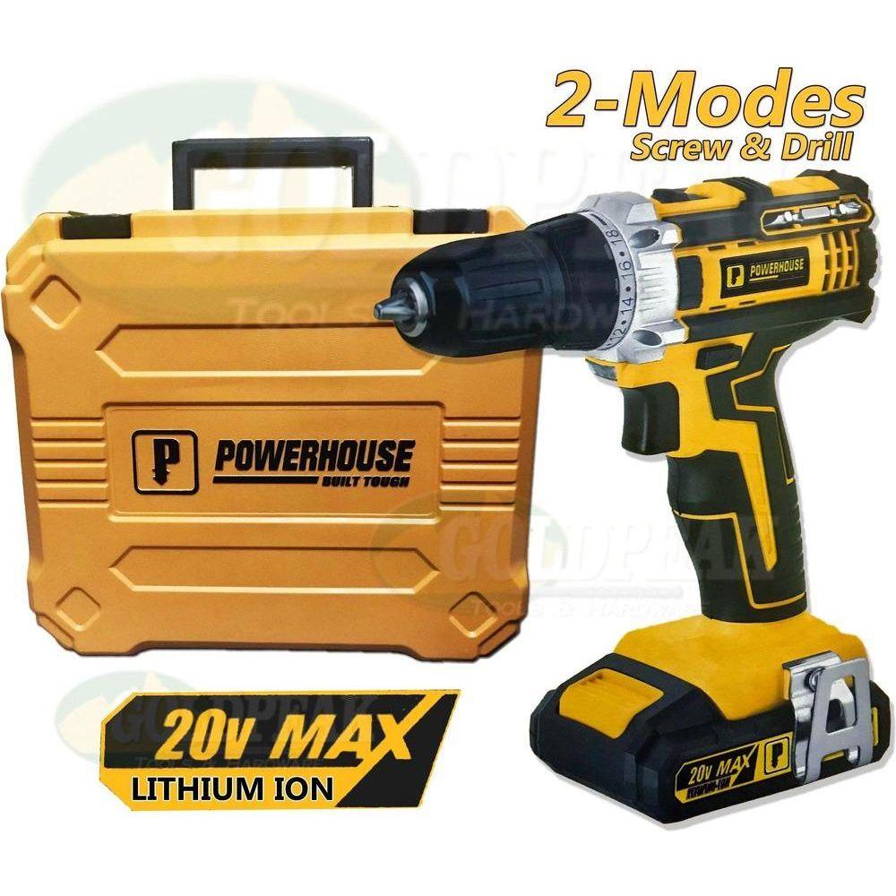 Powerhouse PHBK-20V-CDD (20V) Cordless Drill / Driver - Goldpeak Tools PH Powerhouse Main image
