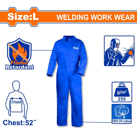 Wadfow WAU0102 WAD Flame Retardant Coverall L / XL - ToolsSavvy.ph