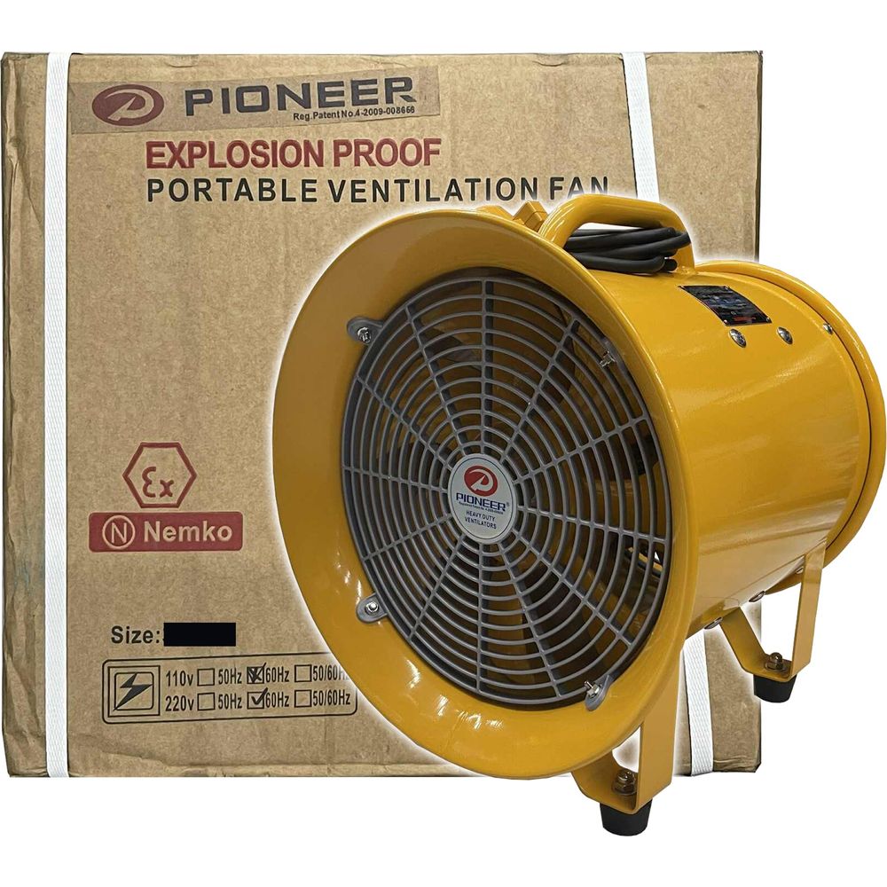 Pioneer Explosion Proof Air Ventilator Fan and Flexible Duct | Pioneer by KHM Megatools Corp. Main image