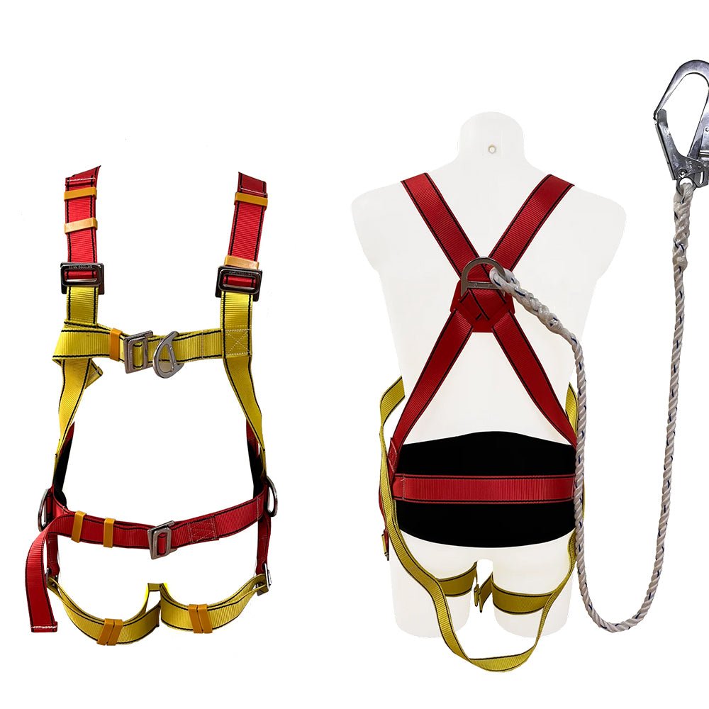 Powerhouse PH-FBSH-WH Full Body Safety Harness with Belt & Hook