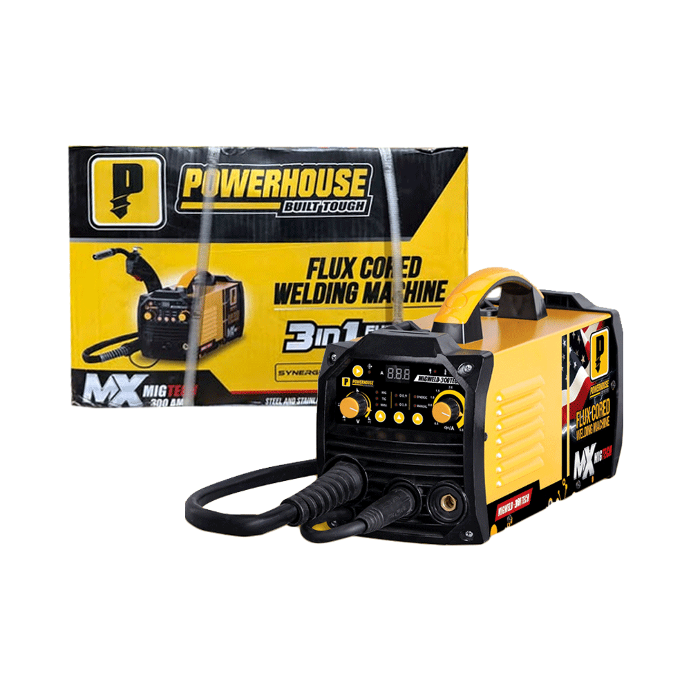 Powerhouse MIGWELD-300TECH MIG DC Inverter Welding Machine 300A (Fluxcored) | Powerhouse by KHM Megatools Corp. Main image