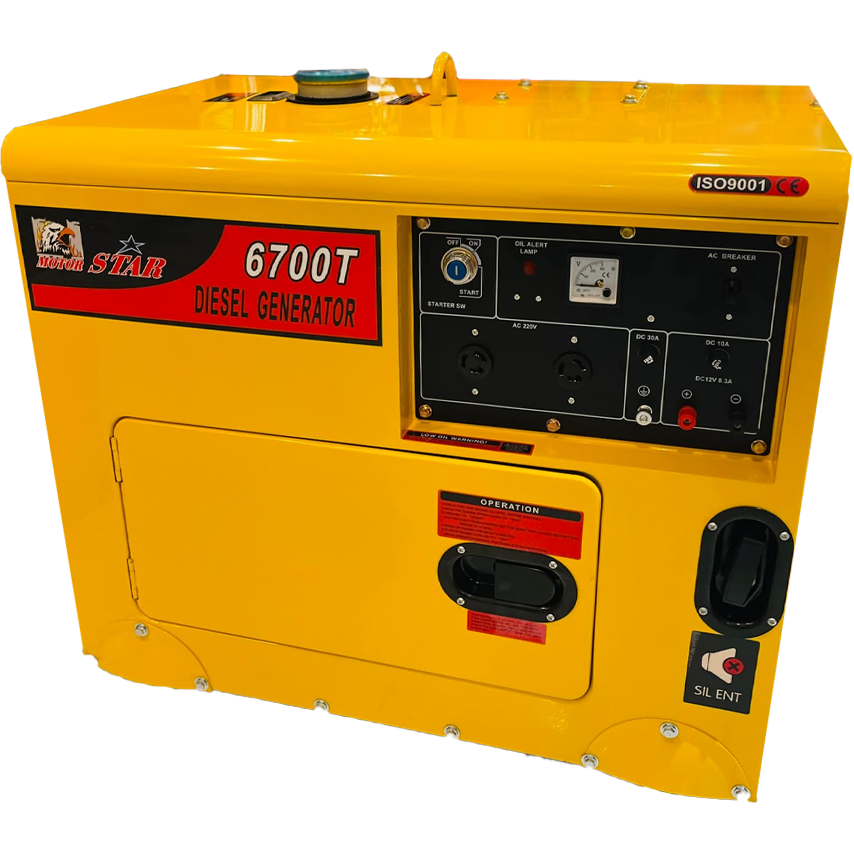 MT Motorstar MS6700T Diesel Generator 16HP (Silent Type) | Motor Star by KHM Megatools Corp. Main image