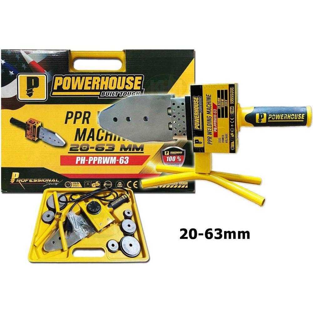 Powerhouse PH-PPRWM-63 Pipe Fusion / PPR Welding Machine (20-63mm) | Powerhouse by KHM Megatools Corp. Main image