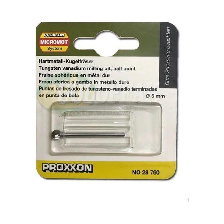 Proxxon 28-760 Tungsten Vanadium Milling Bit (Ball Point) - Goldpeak Tools PH Proxxon Main image