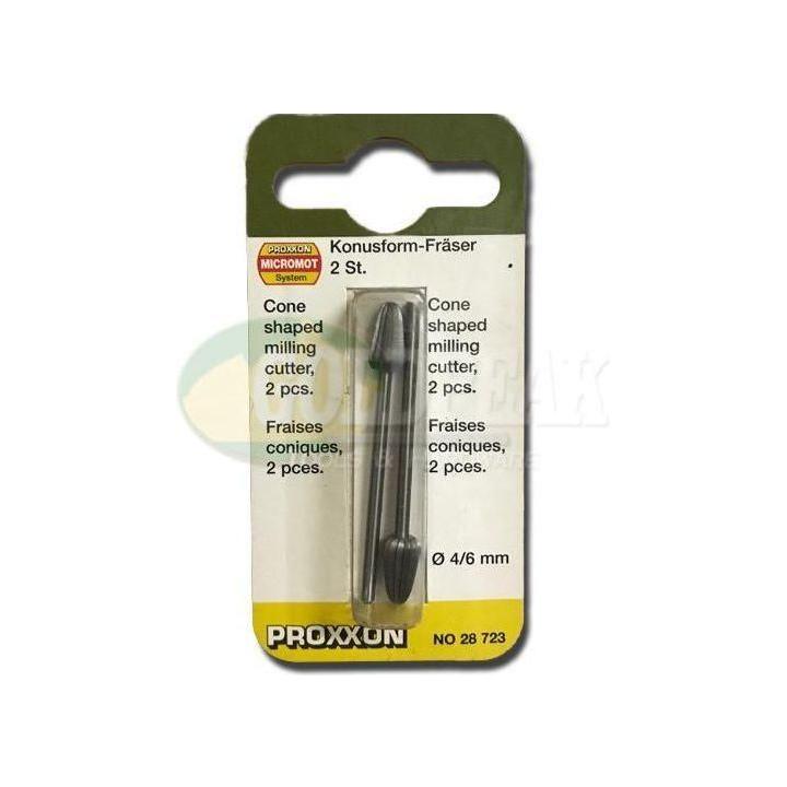 Proxxon 28-723 Cone shaped milling cutter (2pcs) - Goldpeak Tools PH Proxxon Main image