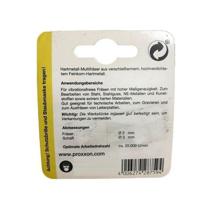 Proxxon 28-759 Multi Purpose Tungsten Carbide Miller Secondary image