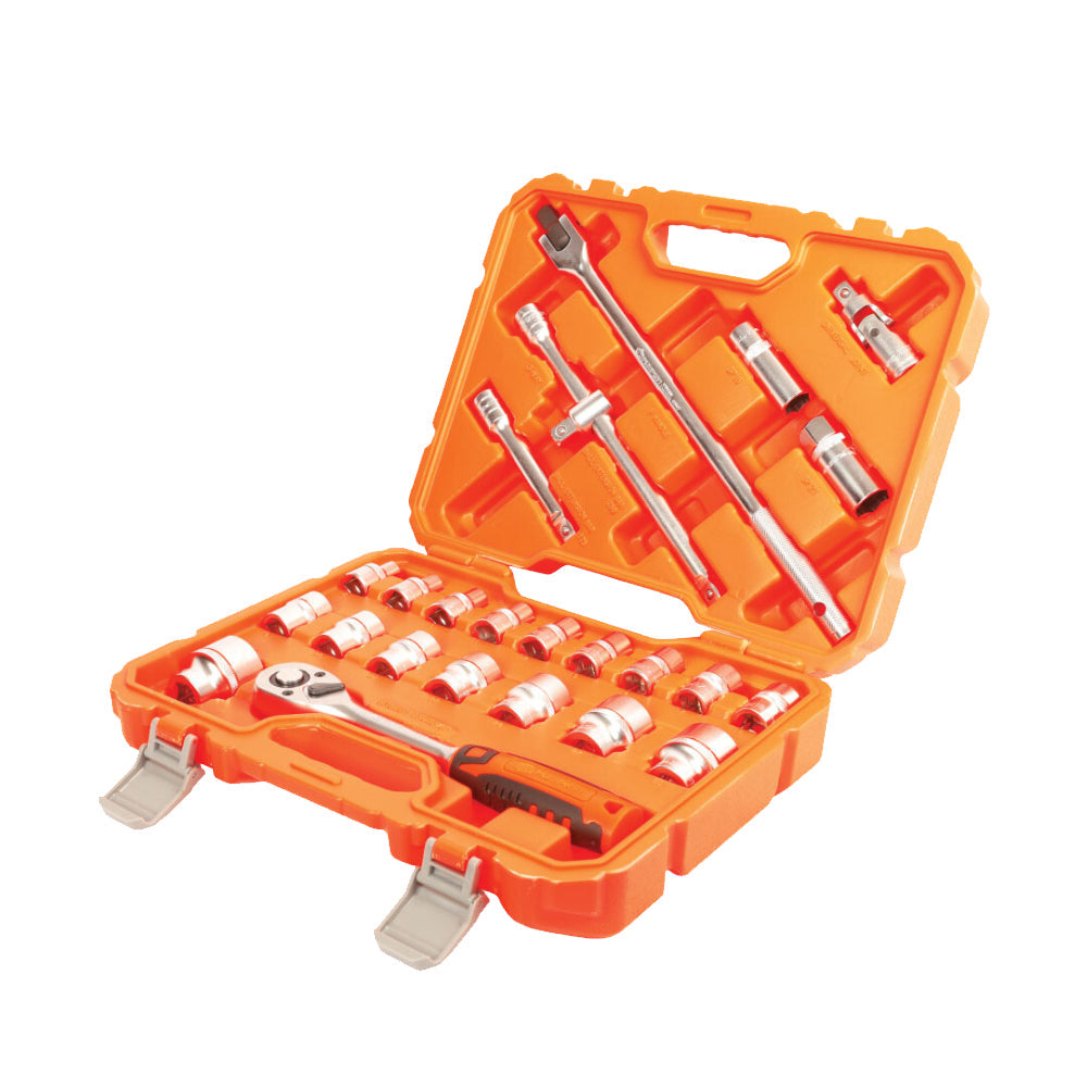 Pumpkin PM40264 Xtreme 25pcs 1/2" DR Sockets Set 8-32mm - ToolsSavvy.ph Main image