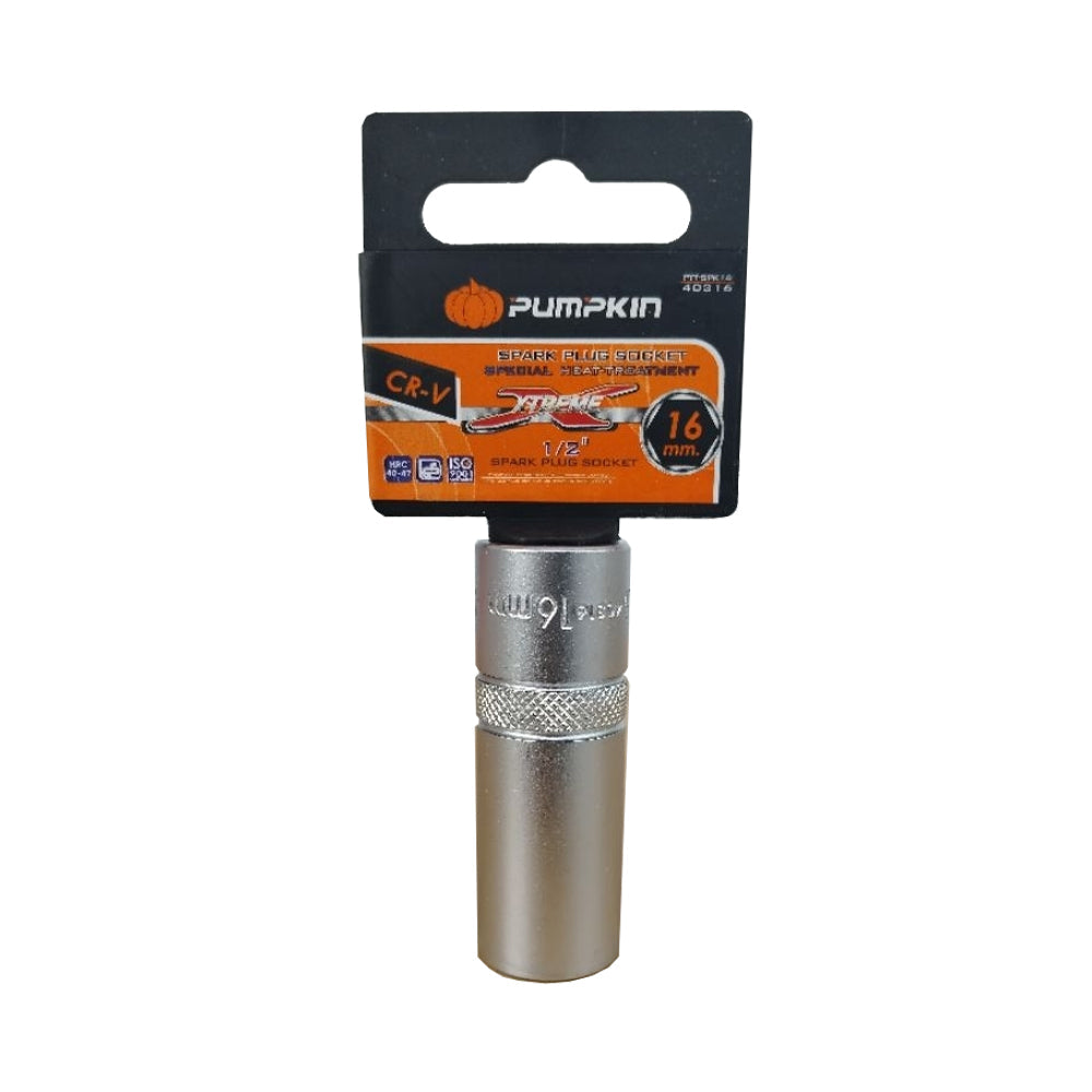 Pumpkin PM40316 Xtreme 1/2" Spark Plug Socket 16mm - ToolsSavvy.ph