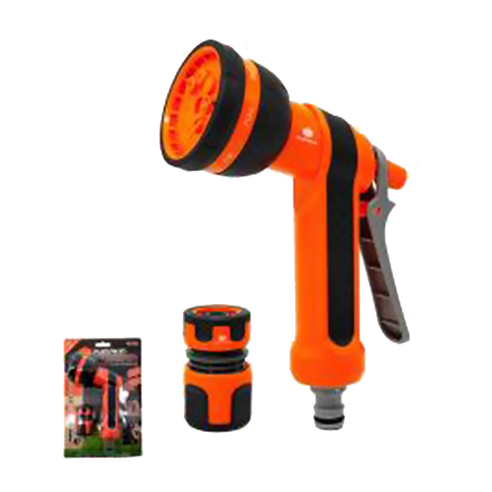 Pumpkin PM42300 Rubber Covered 8 Pattern Sprayer W/ Hose Connector Set - ToolsSavvy.ph Main image