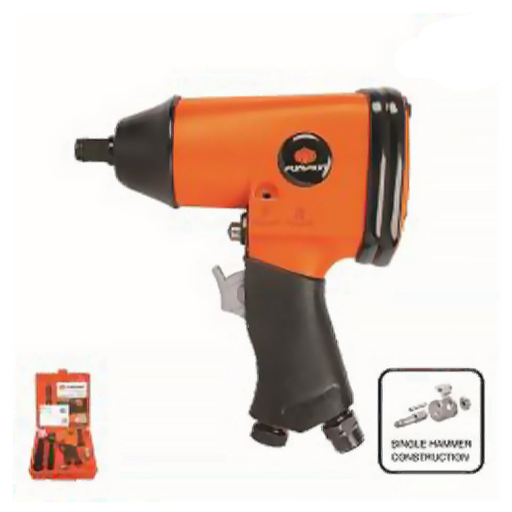 Orange and black impact wrench with Pumpkin logo on a white background Main image