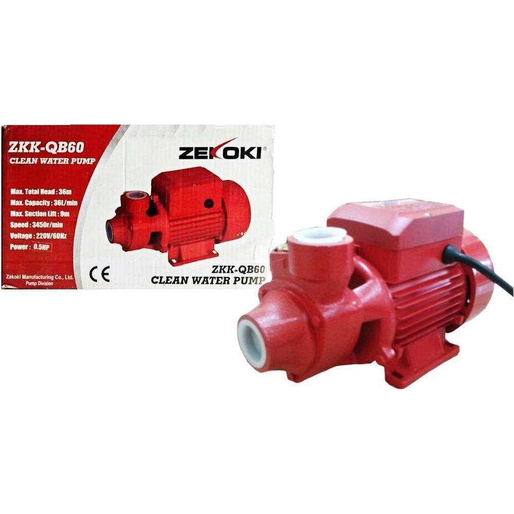 Zekoki ZKK-QB60 Peripheral Water Pump 1/2HP - KHM Megatools Corp. Main image