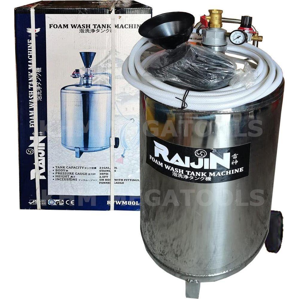 Raijin RFWM80L Foam Washer / Wash Tank Machine 80L 30psi - KHM Megatools Corp. Main image