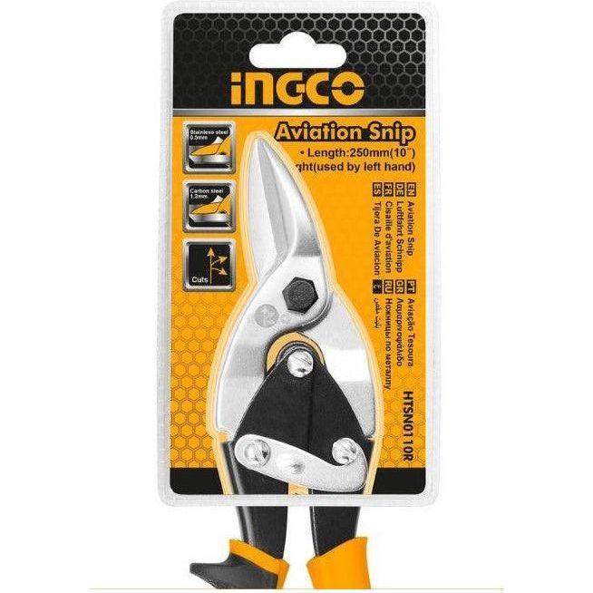 Ingco HTSN0110R Aviation Snip Right 10" - KHM Megatools Corp. Main image