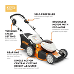 Stihl RMA 460 Cordless Lawn Mower 36V [AK] (Bare) | Stihl by KHM Megatools Corp.