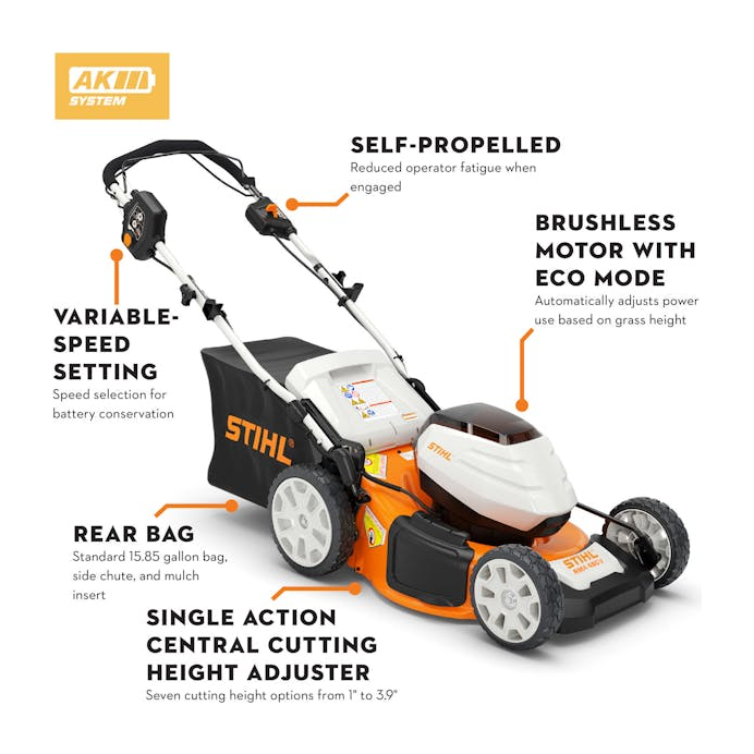 Stihl RMA 460 Cordless Lawn Mower 36V [AK] (Bare) | Stihl by KHM Megatools Corp.