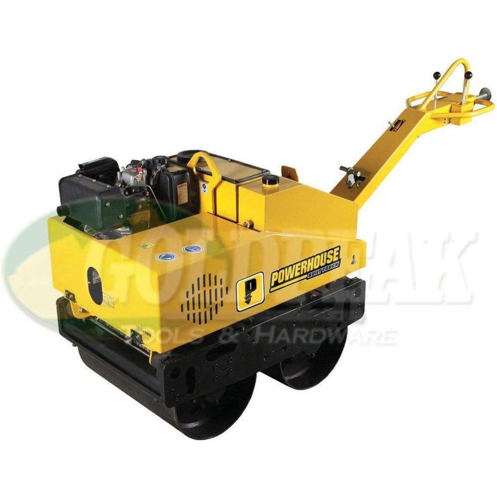 Powerhouse PHRRDD600KG-DSL 12HP Road Roller / Walk Behind Compactor 600kgs (Double Drum) Secondary image