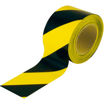 Barrier Barricade Tape (Yellow/Black Stripes) | Barrier by KHM Megatools Corp. Main image