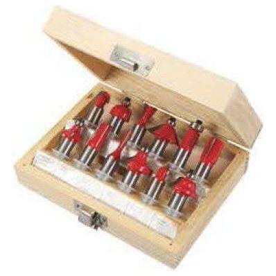 Megatools 12pcs Router Bit Set - KHM Megatools Corp. Main image