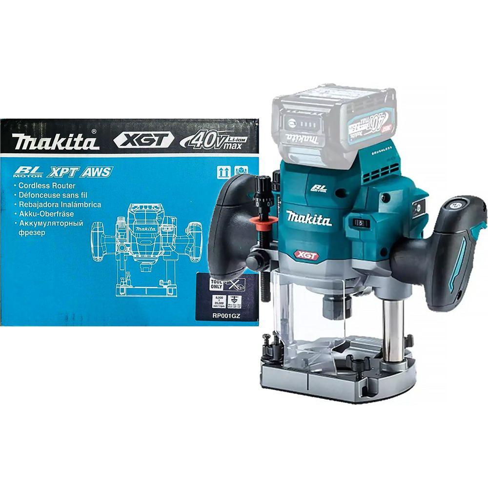 Makita RP001GZ Cordless Brushless Plunge Router 40V 1/2" (XGT/AWS) | Makita by KHM Megatools Corp. Main image