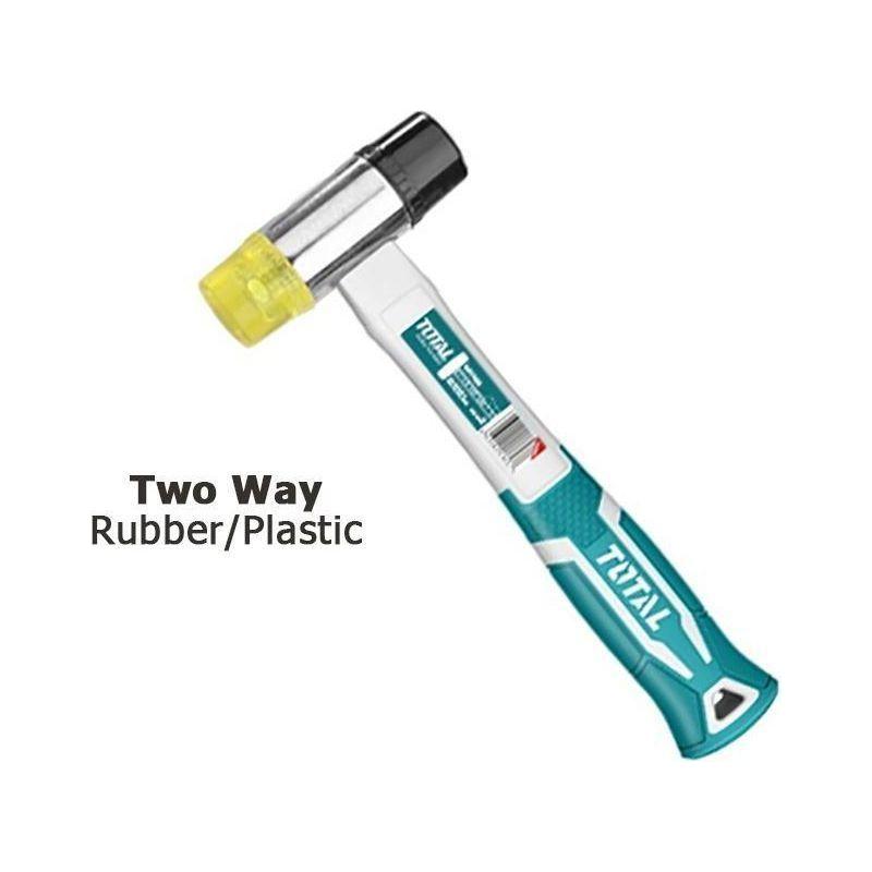 Total THT77406 Two Way Rubber Mallet / Plastic Hammer - Goldpeak Tools PH Total Main image