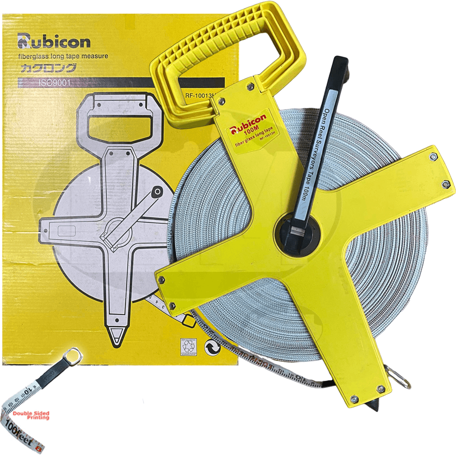 Rubicon RF-10013H Fiberglass Long Tape Measure / Open Reel Tape - KHM Megatools Corp. Main image