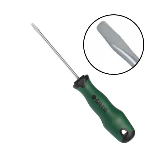 Sata 63412PP Flat Screwdriver Cushion Grip 6 x 100mm | Sata by KHM Megatools Corp. Main image