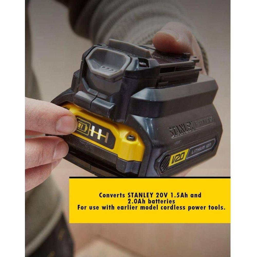 Stanley SBA100 20V Battery Adapter Secondary image