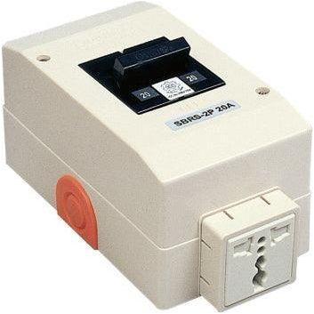 Omni SBRS-2P Safety Breaker Regular with Socket (15A,20A) | Omni by KHM Megatools Corp. Main image